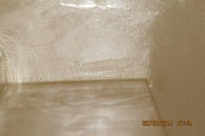 Rivestimento in resina spatolato
