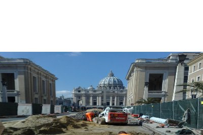 Sampietrini da recupero - Via della Conciliazione