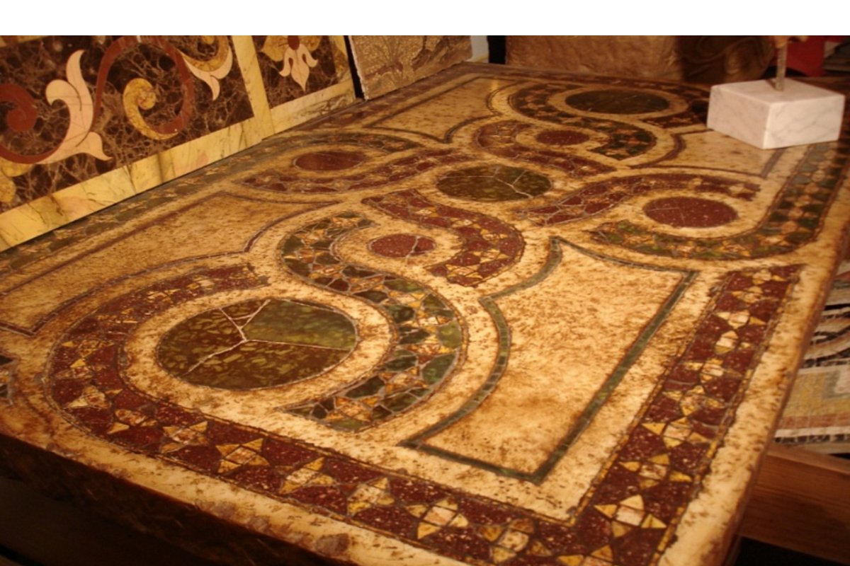 Pavimenti intarsiati in marmo e cosmati — La Bottega delle Arti Antiche