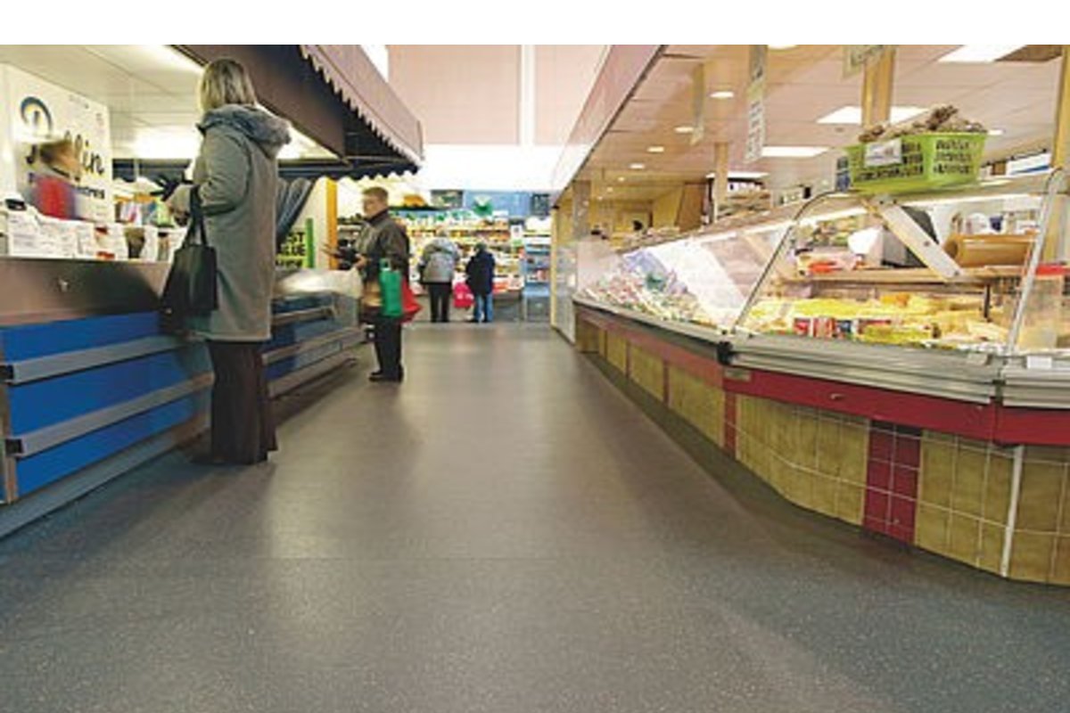 Pavimenti vinilici antiscivolo POLYSAFE ASTRAL — Liuni SpA