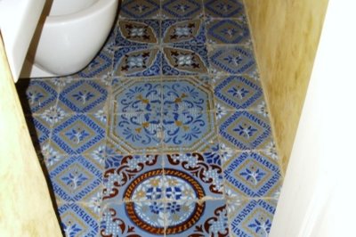 cotto smaltato decorato 20x20
