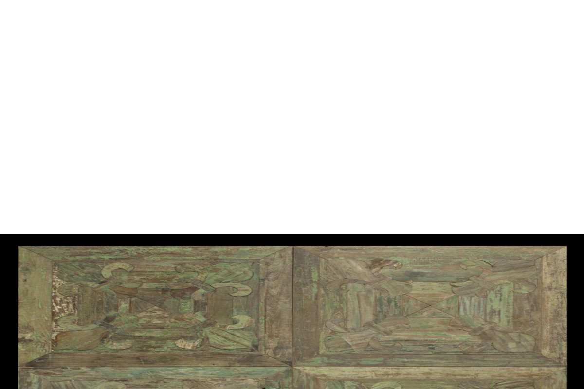 Parquet prima patina intarsiato, colore originale — Artepronta s.a.s.
