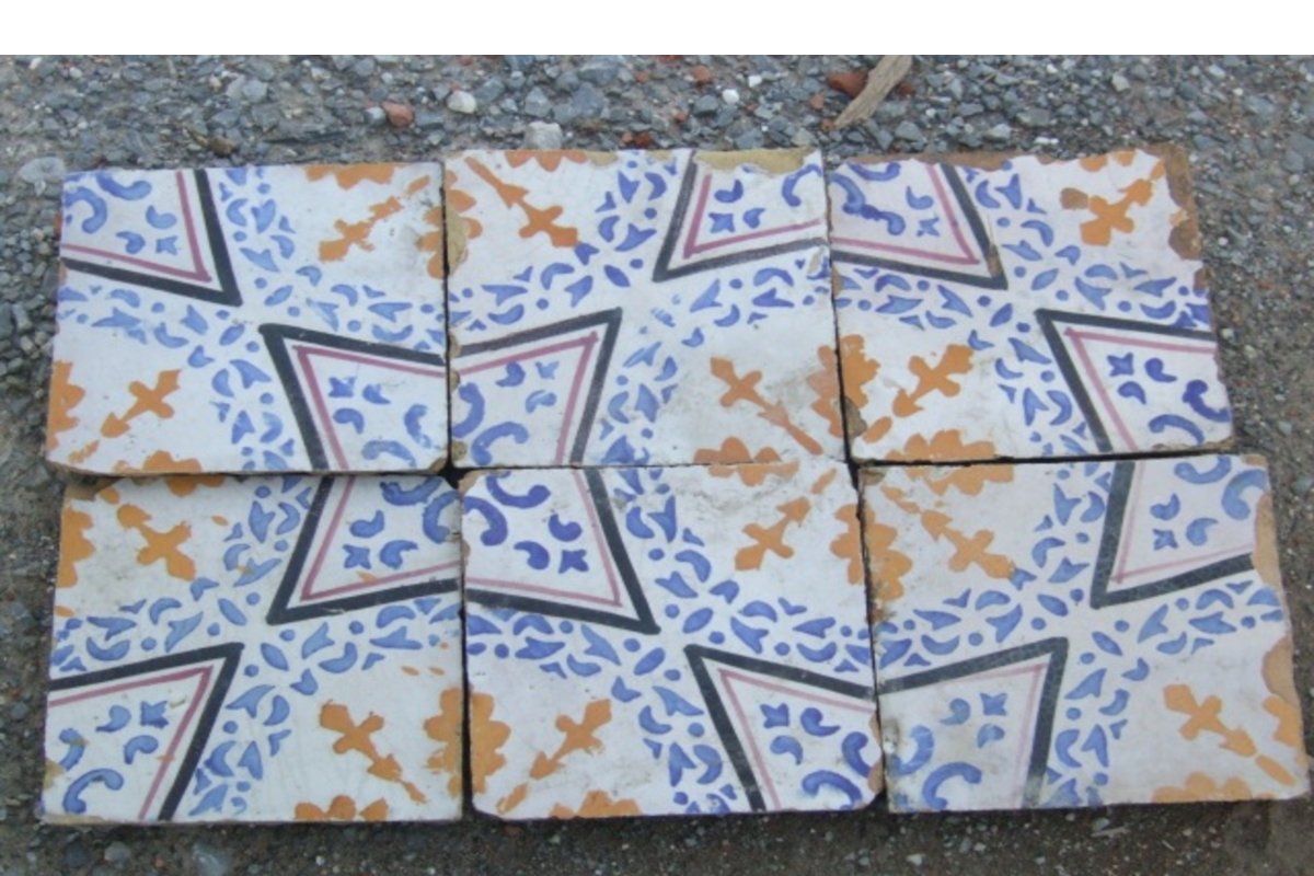 Maioliche fatte a mano antiche — Recuperando Brick and Stone