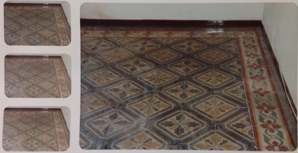 200mq di cementine di vario tipo già ripulite — Obiettivo Casa