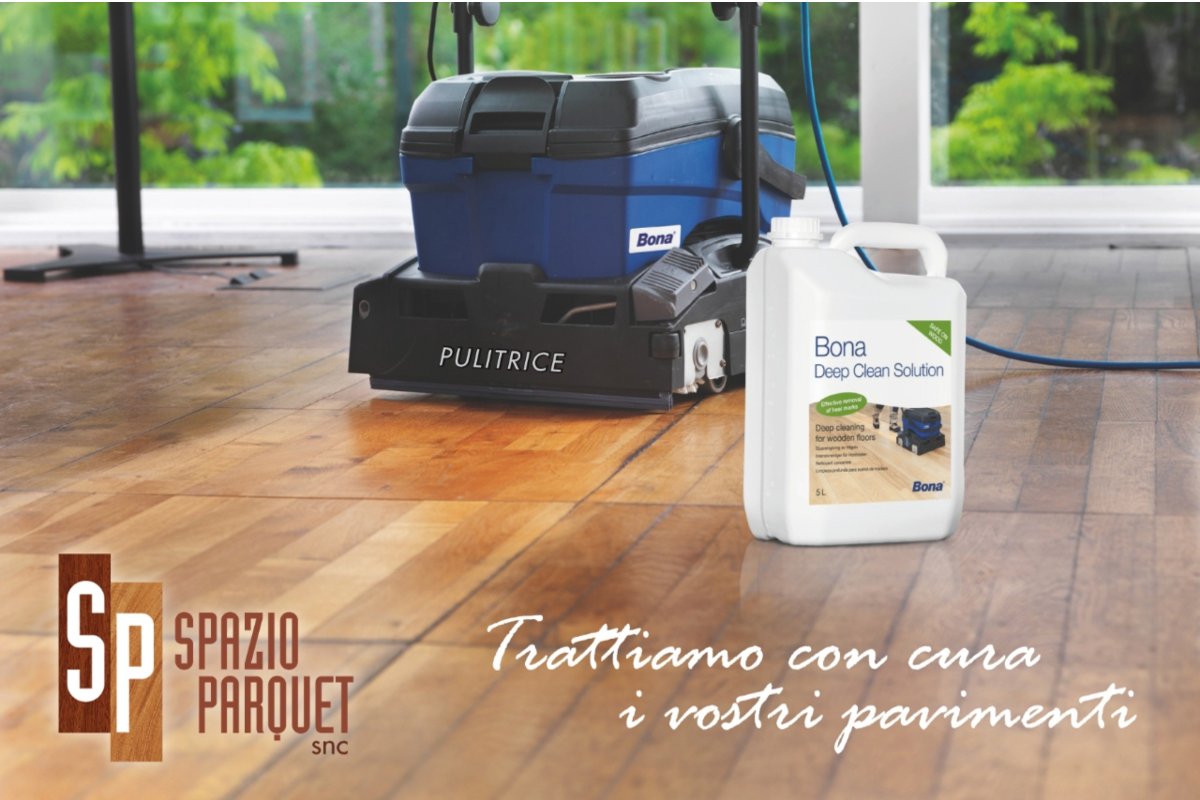 PULIZIA E RINFRESCAMENTO PARQUET. — SPAZIO PARQUET SNC