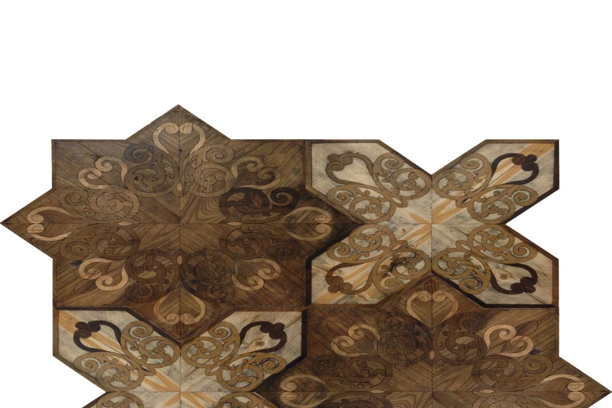 Pavimento in legno antico - Modello GASPARI — A P I - Antichi Pavimenti Italiani
