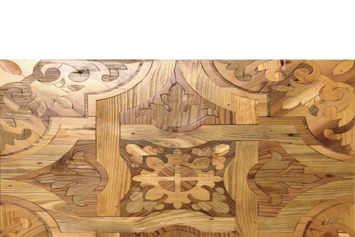 Pavimento in legno antico - Modello MORANDI — A P I - Antichi Pavimenti Italiani