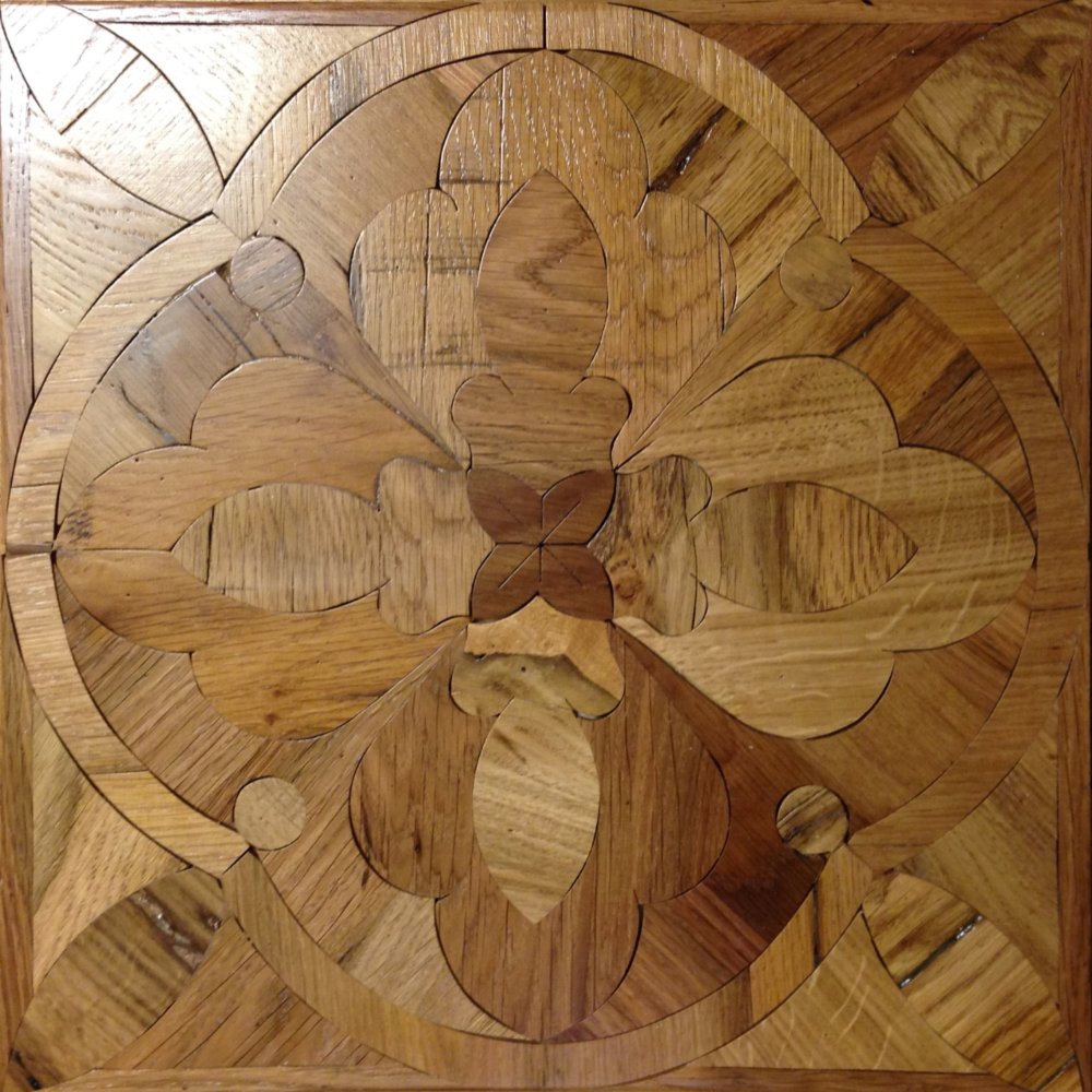 Pavimento in legno antico - Modello GIOTTO — A P I - Antichi Pavimenti Italiani
