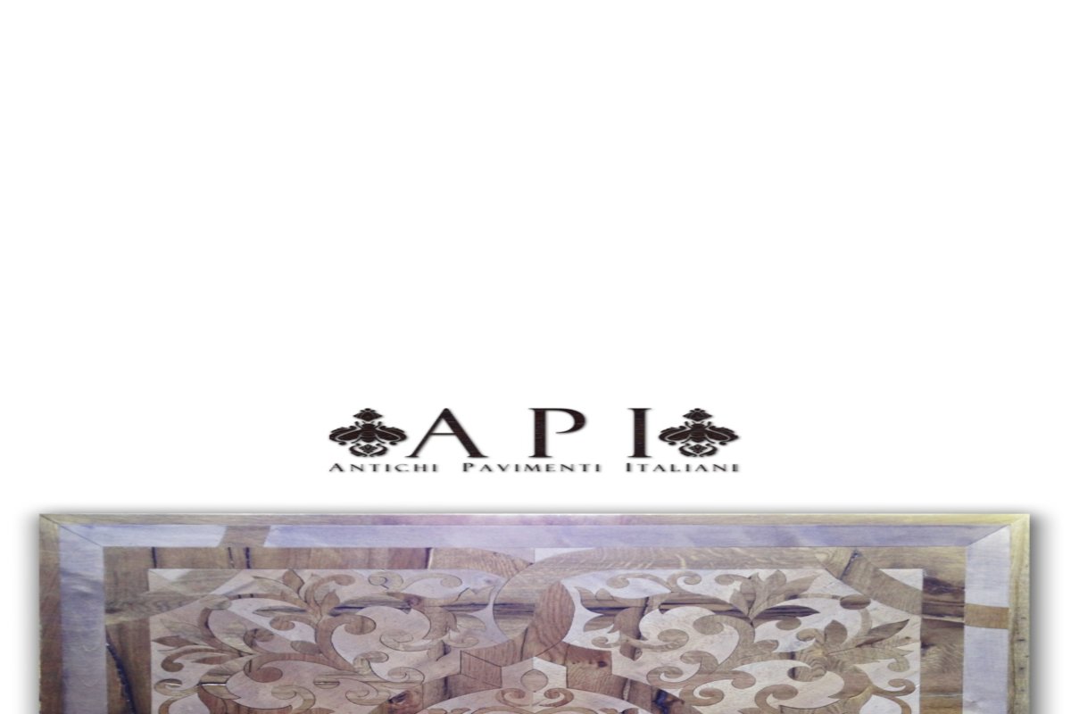 Pavimento artistico a Quadrotti - Modello BORGO — A P I - Antichi Pavimenti Italiani