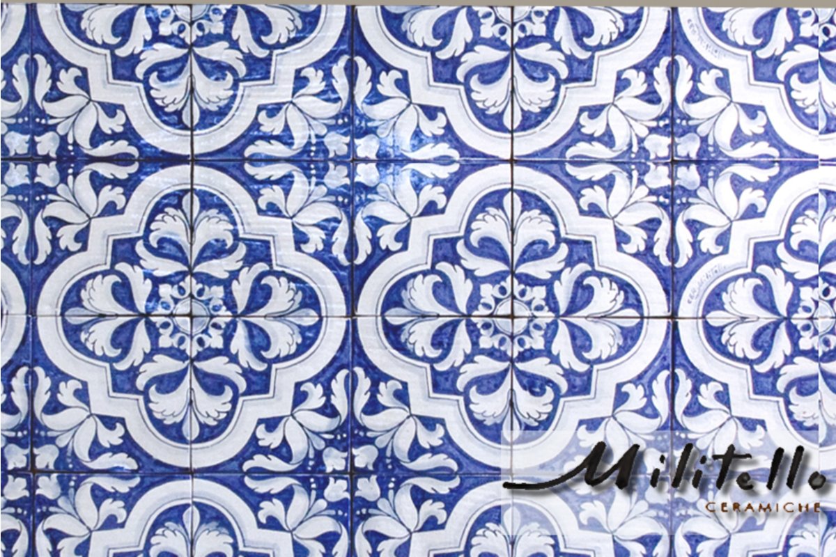 blu cobalto — Ceramiche Militello