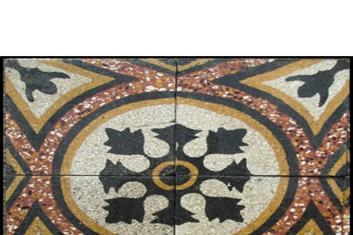 Pavimento di recupero in graniglia — La Riggiola