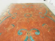 pavimenti e rivestimenti  intarsiati in terracotta — immagine 1 di 3
