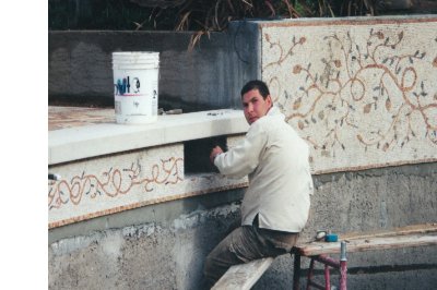 Pavimenti, rivestimenti e tavoli intarsiati