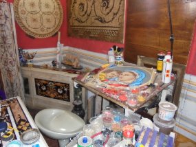 Mosaico artistico marmi, smalti veneziani e ori — immagine 2 di 6