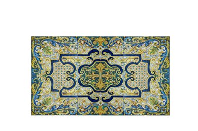 Tappeto in maiolica