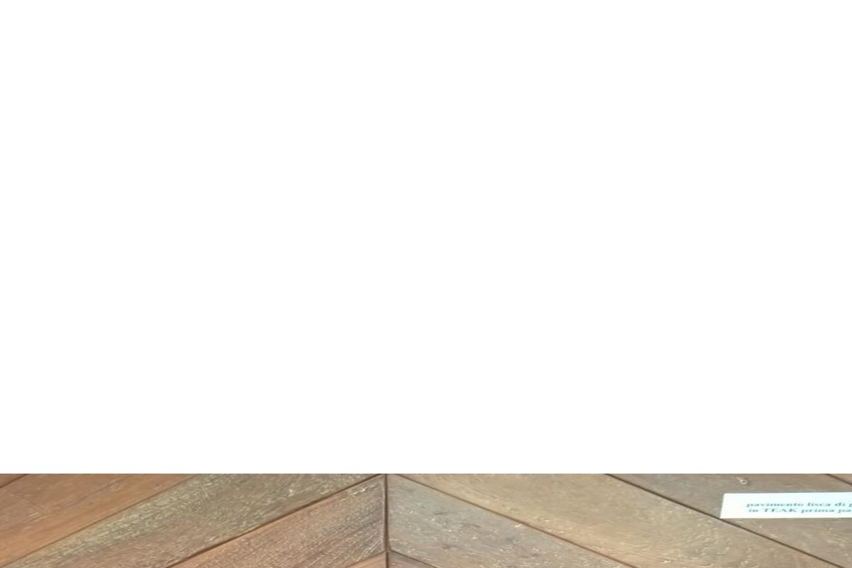 pavimento lisca di pesce teak prima patina 51x8x2 — Artepronta s.a.s.