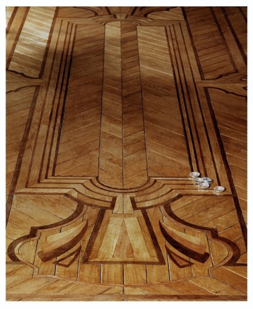 Parquet artistico intarsiato — SOLS - Interni di Prestigio