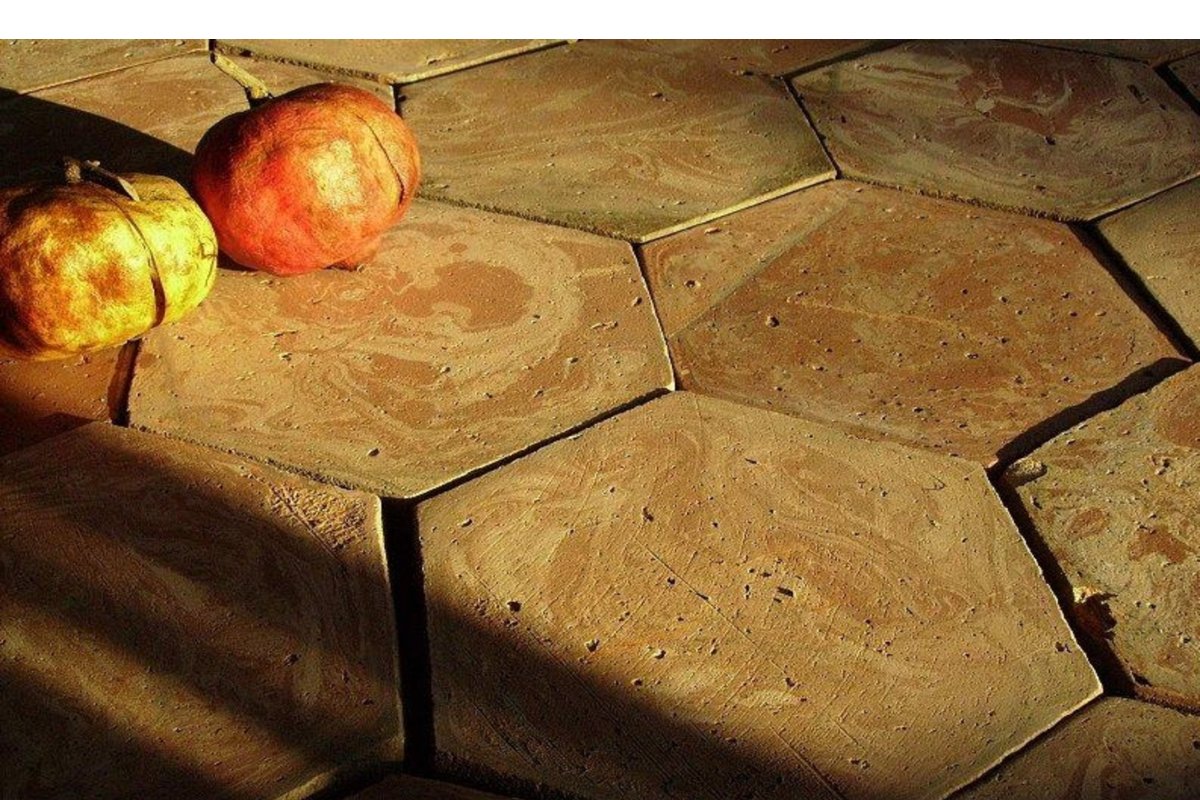 pavimenti in cotto lombardo venato fatto a mano — SOLS - Interni di Prestigio