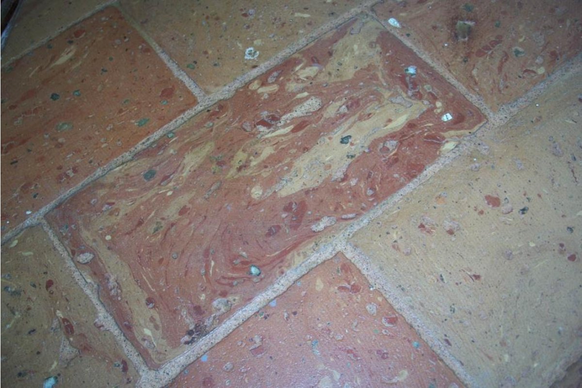 Pavimenti in cotto variegato fatto a mano — SOLS - Interni di Prestigio