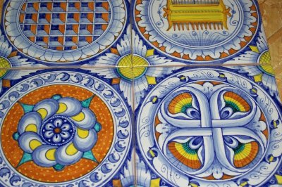 Pavimento maiolicato stile Cappella Landi Venezia
