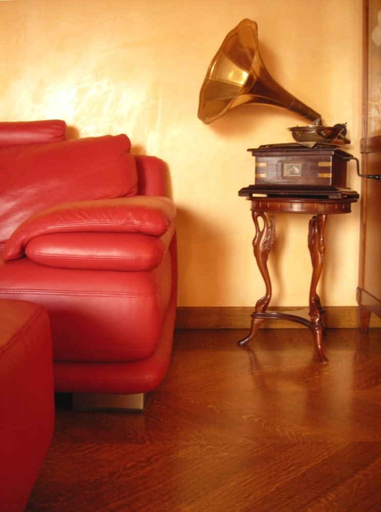 Rovere tradizionale a spina pesce — Pliem Parquet