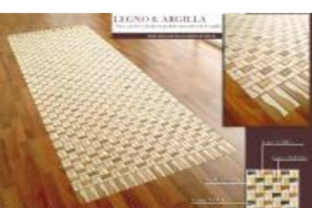 mosaico argilla e legno — Gaiardoni Piergiorgio