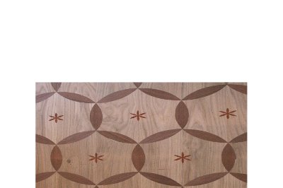 Pavimento in legno decorato